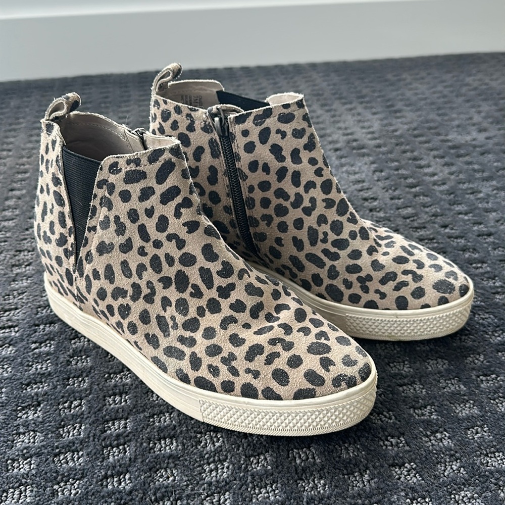 Leopard Print Wedges